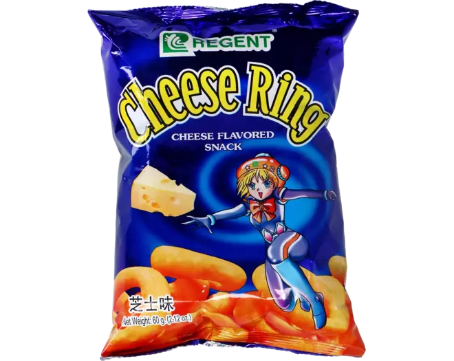 REGENT - CHEESE RINGS 60 g ขนมกรอบ รสชีส