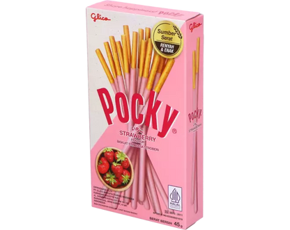 POCKY - STRAWBERRY 45 ป๊อกกี้ สตรอเบอร์รี่