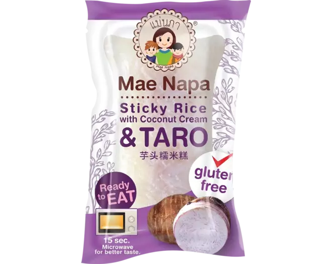 MAE NAPA - STICKY RICE CAKE - 80 g - 2 Geschmacksrichtungen ข้าวต้มมัด แม่นภา
