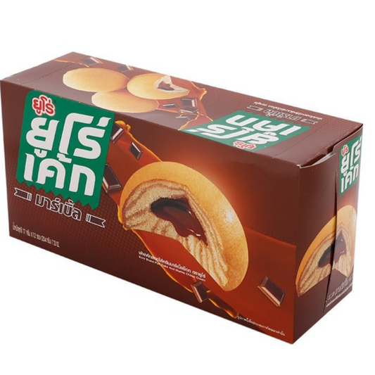 Euro Puff Cake Marble Chocolate 144Gram ยูโร่เค้ก