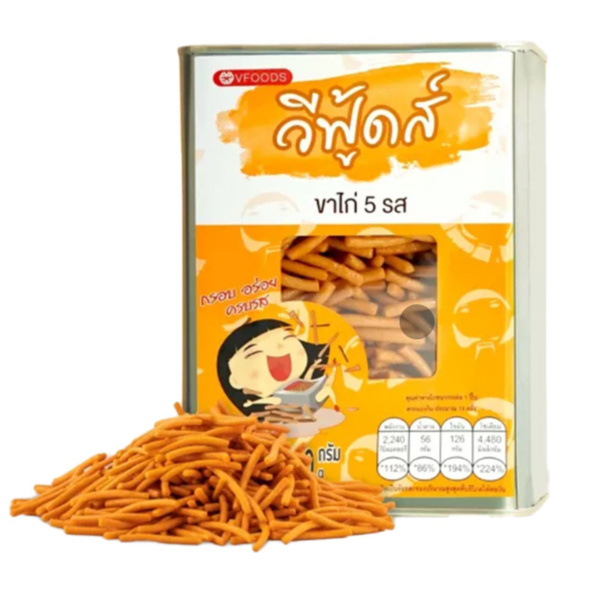 Vfood Salty Biscuits Stick ขาไก่  430 gram