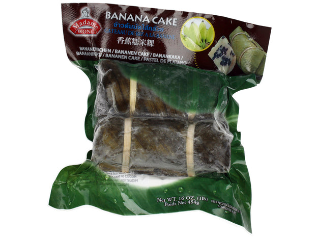 sticky rice cake with banana
 Madame Wong 454 Gram ข้าวต้มมัดไส้กล้วย