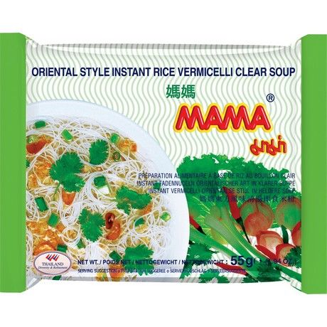 Instant Reisnudeln Orientalischer Art - MAMA - 55 g มาม่า เส้นหมี่ น้ำใส