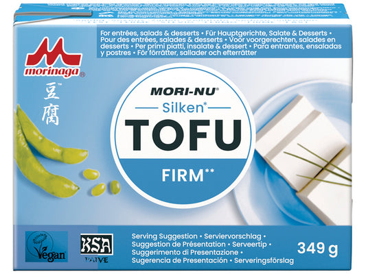 Firm silken tofu (Tetra Pak) Mori-Nu 349g เต้าหู้
