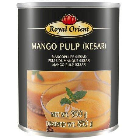 ROYAL ORIENT  Mango Pulp Kesar 850 Gram เนื้อมะม่วง บด เนื้อมะม่วง เข้มข้น