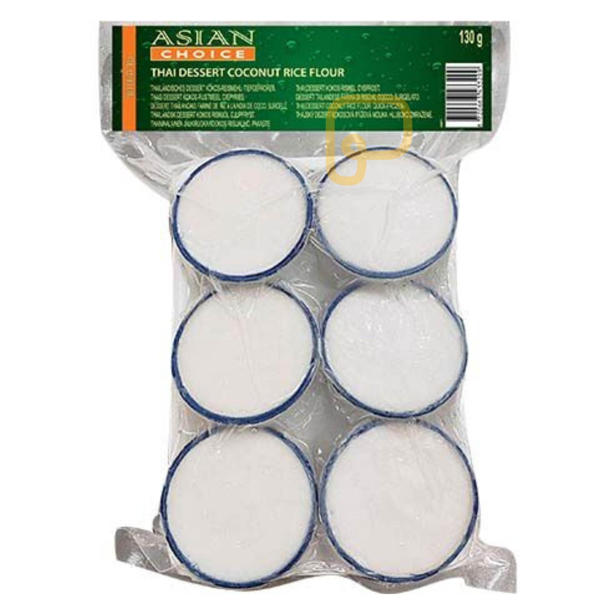 ASIAN CHOICE  Thai Dessert Coconut Rice Flour 130 g ขนมถ้วย