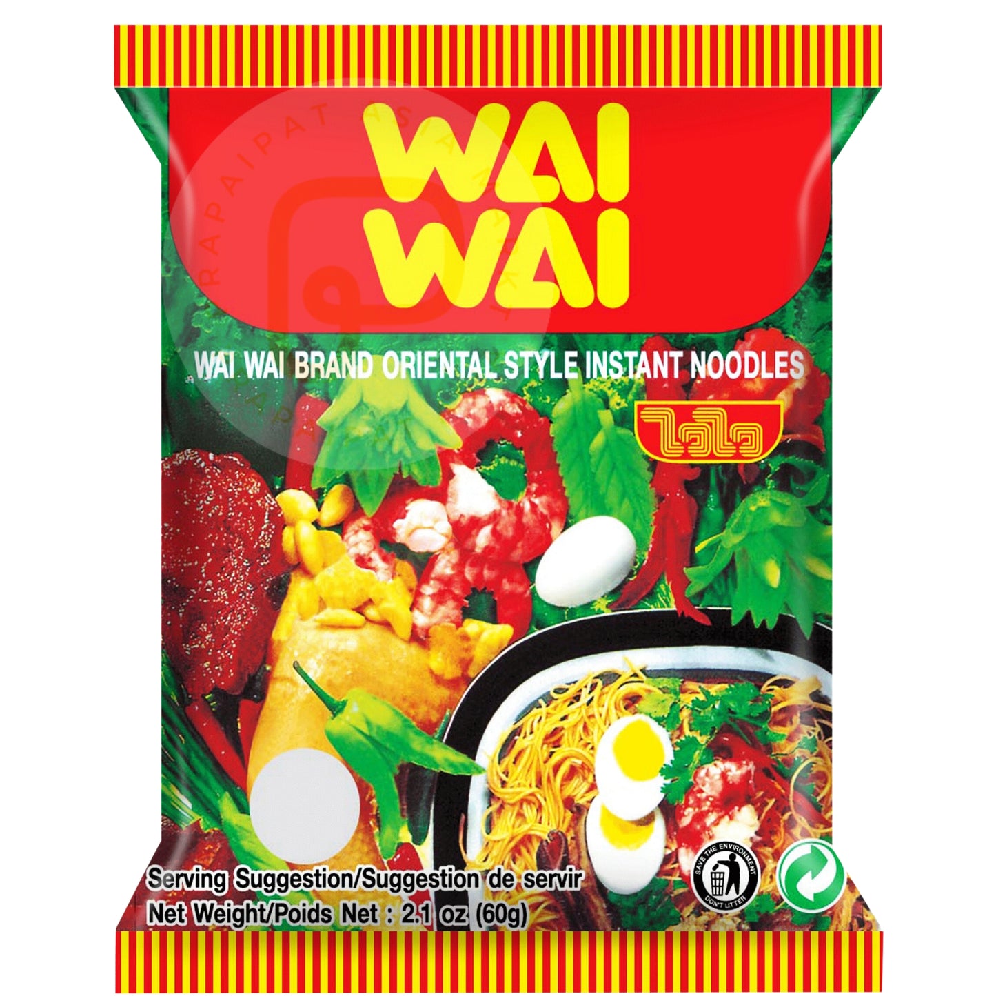 WAI WAI Instant Nudeln Orientalischer Art 60g