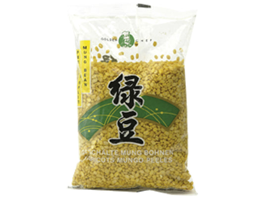 Golden Chef Peeled Mung Beans 400 Gram ถั่วเขียว ไร้เปลือก ถั่วทอง ซีก