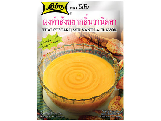Thai Custard Mix Vanilla Flavour Lobo 120 Gram สังขยา