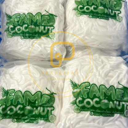 Fame Coconut Frozen Young Coconut Meat 1 kg เนื้อมะพร้าว แช่แข็ง  ❄️📍📌 Tiefkühlprodukt