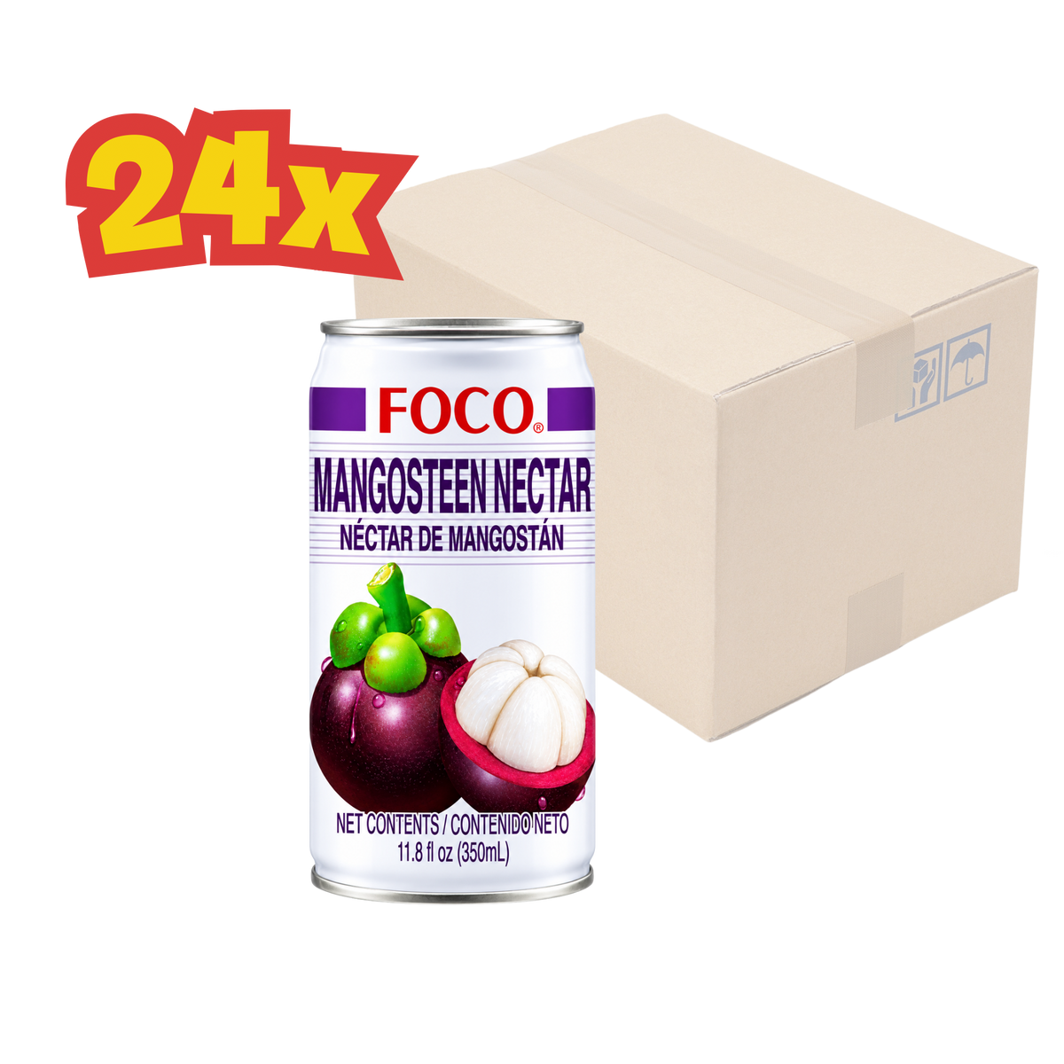 24x FOCO Mangosteen Drink 350 ml น้ำมังคุด