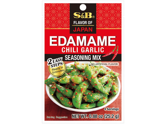 S&B Edamame Chili Garlic seasoning mix 25,2 Gram