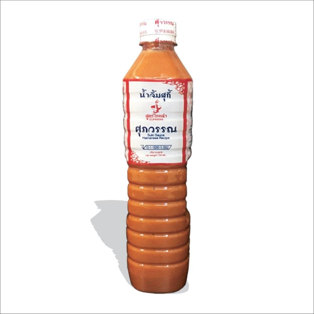 Supawan Sukiyaki Sauce Spawan Hainanese Recipe 750 ml ซอสสุกี้ศุภวรรณ สูตรไหหลำ ขวดใหญ่