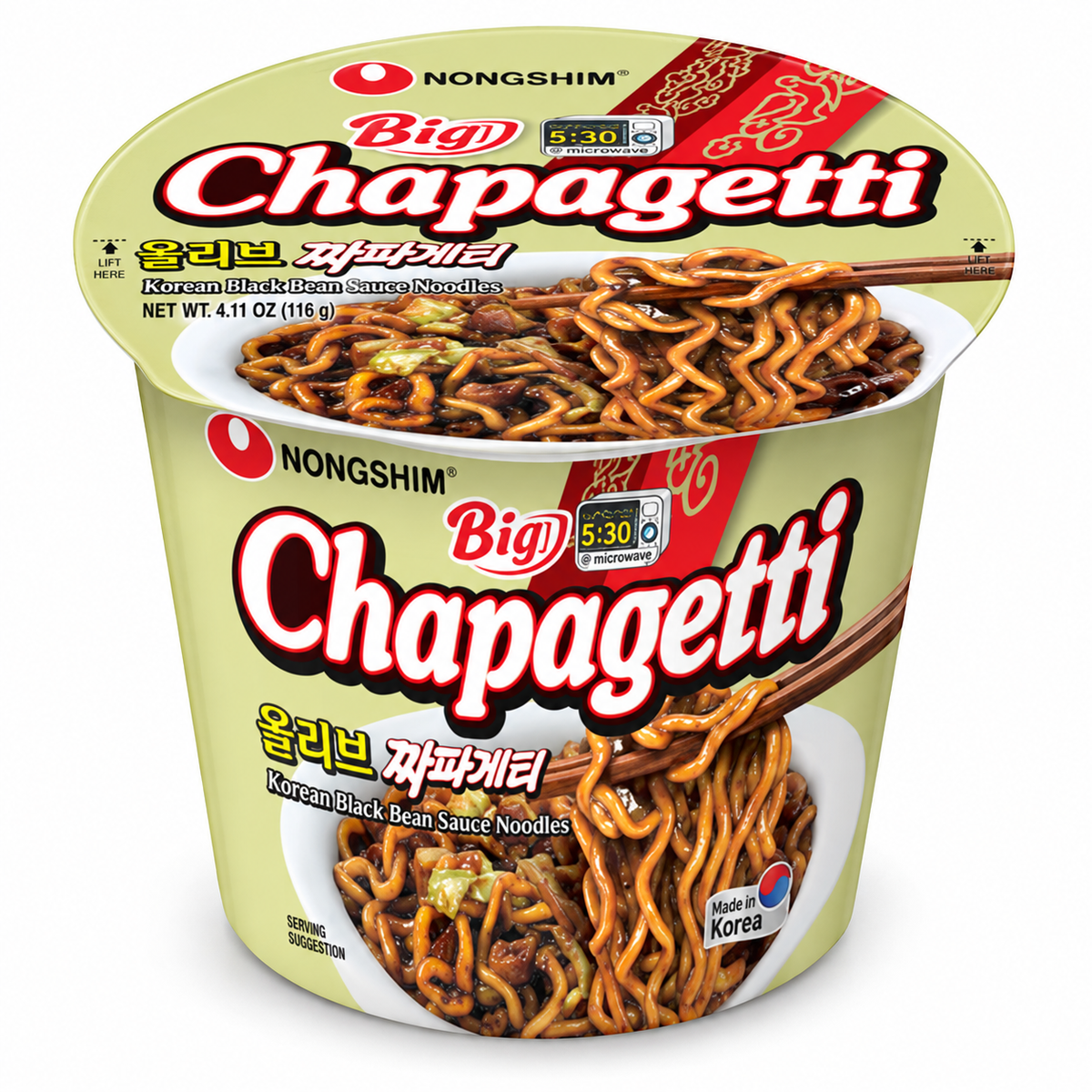 Instant-Cup-Nudeln Chapagetti Big Bowl 114 g