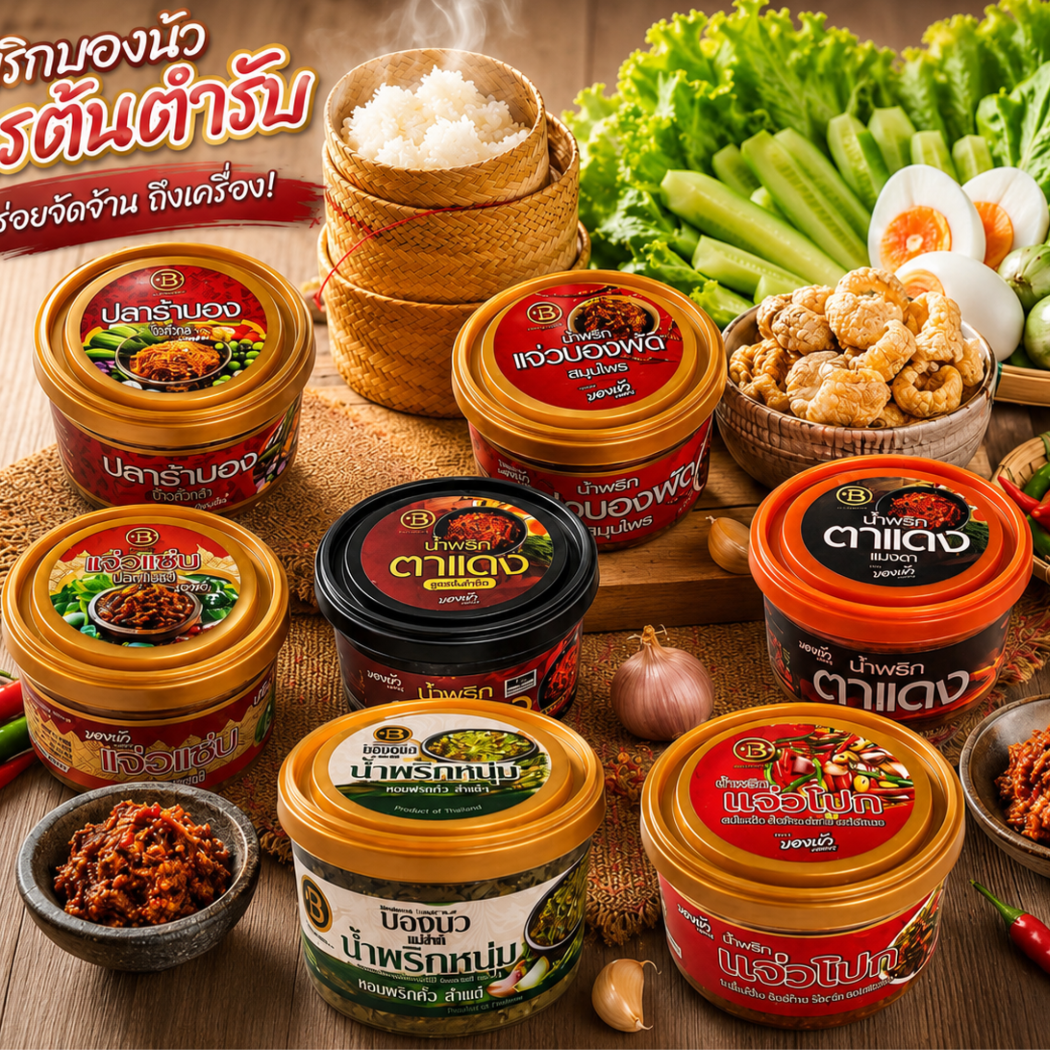 Bongnua Thai Chilli Paste น้ำพริก บองนัว