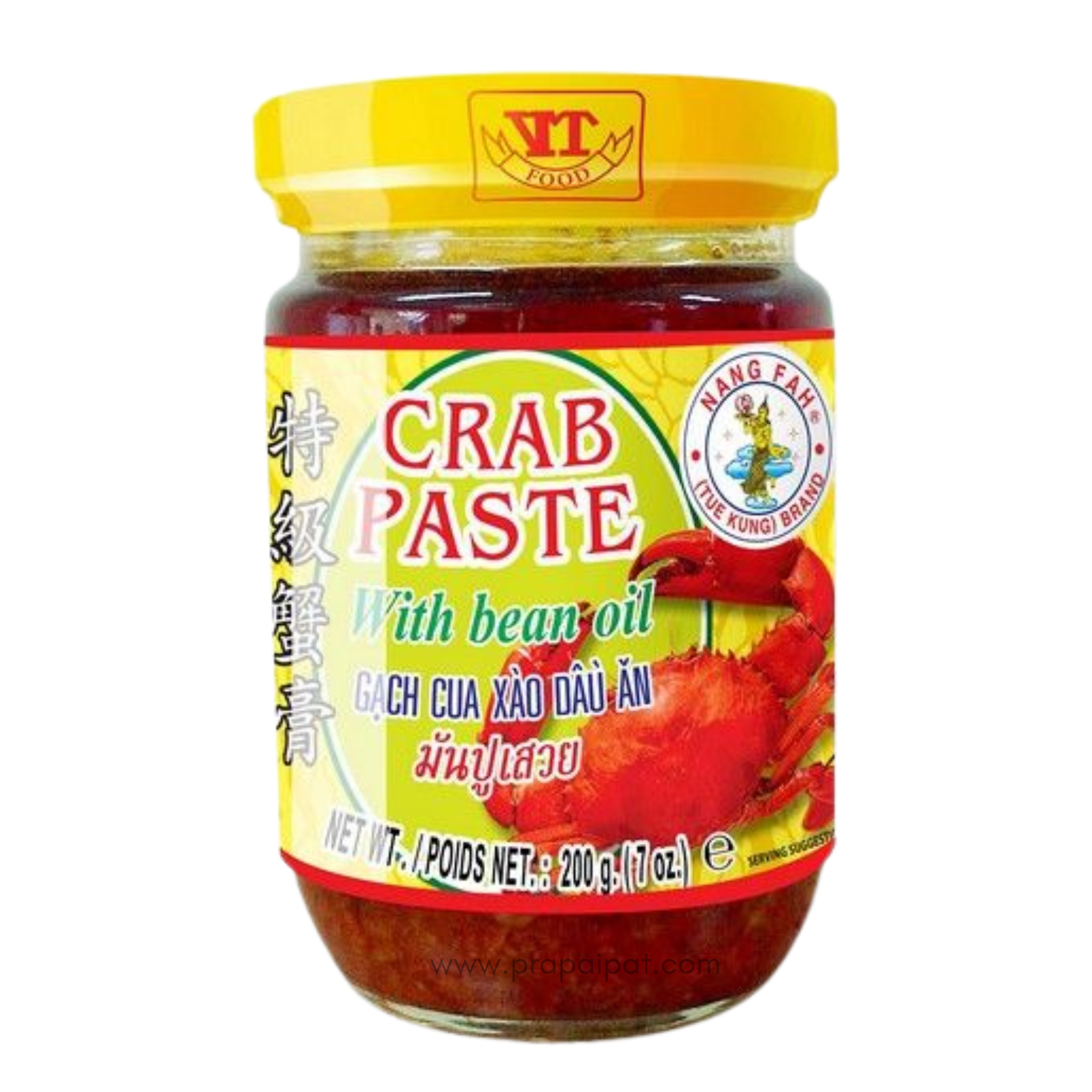 📌Exp 10/12/2025 NANG FAH  Crab Paste with Bean Oil 200 G มันปูเสวย