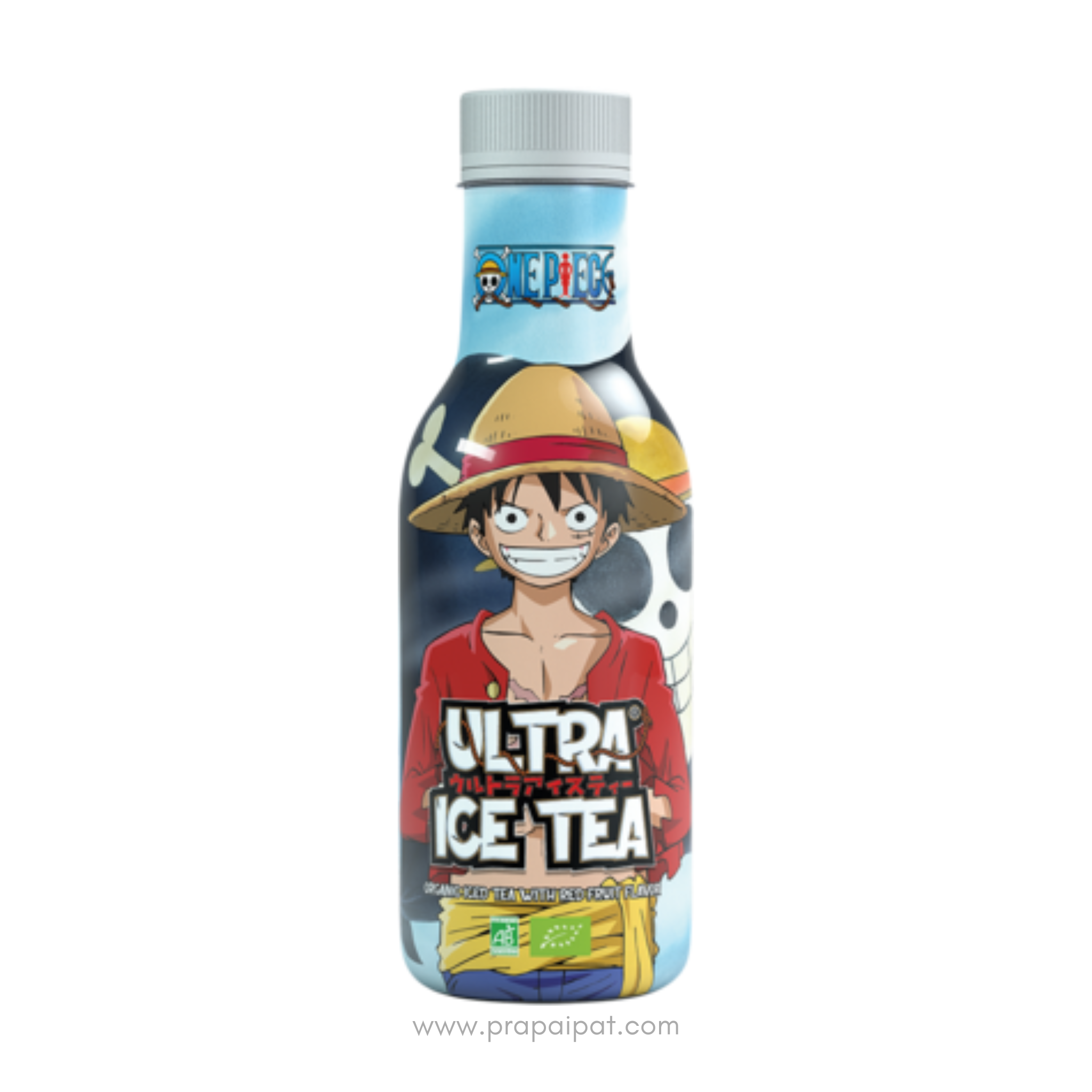 ULTRA ICE TEA Bio Eistee, One Piece Luffy, Rote Früchte, inkl. DPG-Pfand 500 ml