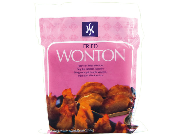 Dünne Teigblätter für Wonton (Frittieren) 250 g แป้งเกี๊ยวสำหรับทอด 📍❄️Tiefkühlprodukte