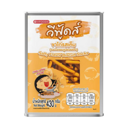 Vfood Salty Biscuits Stick ขาไก่  430 gram