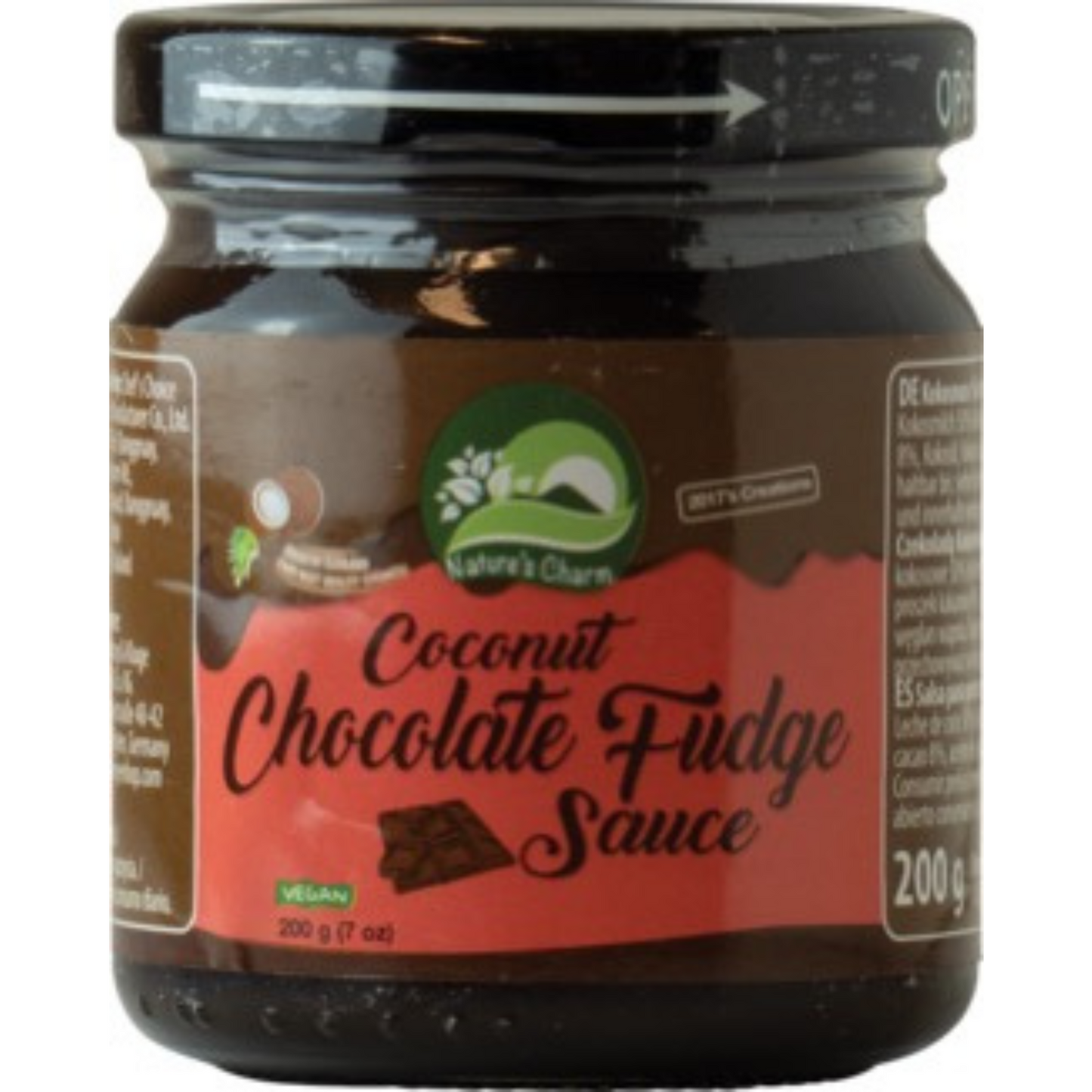 Nature's Charm coconut chocolate fudge sauce 200g