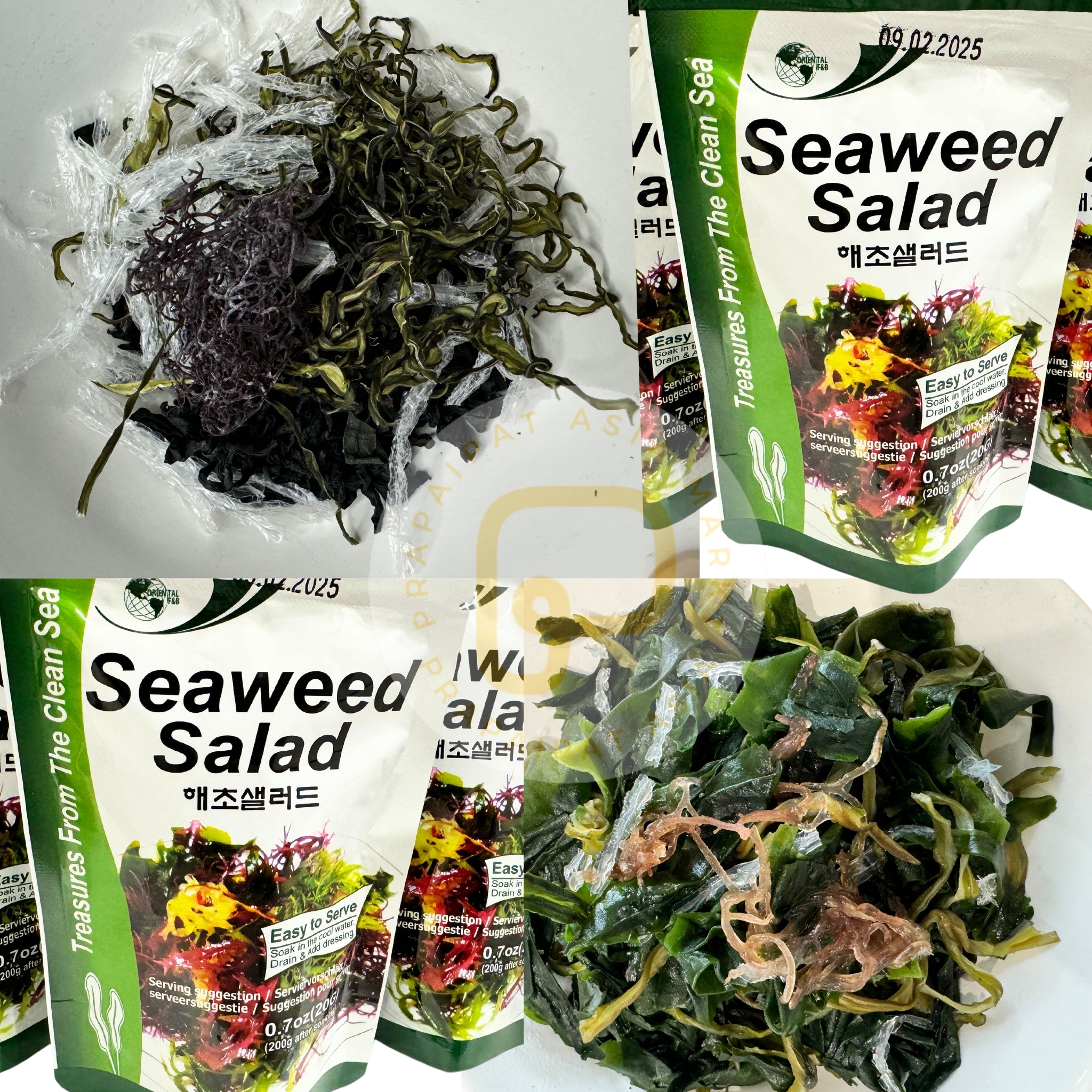 Seaweed Salad Seetangsalat Oriental 20 g สาหร่ายทะเลรวมแห้ง