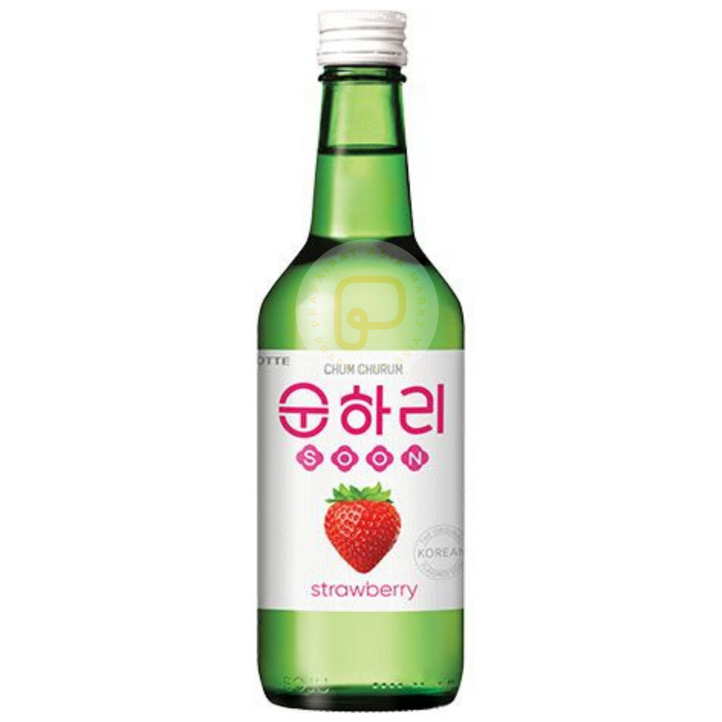 Chum Churum Soju Strawberry 12% 350 ml โซจูสตรอเบอร์รี่