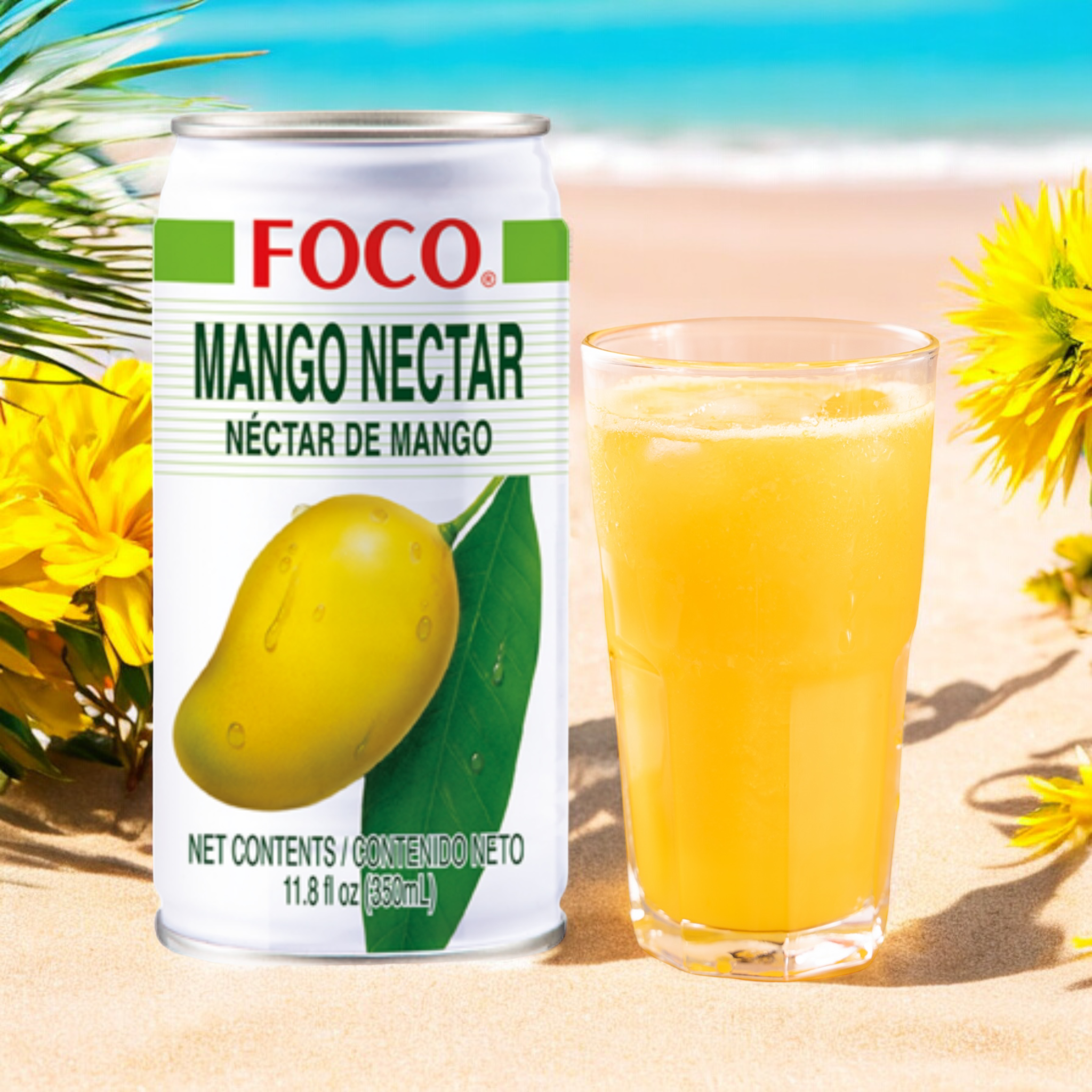 FOCO mango drink, can, (incl. 0.25 € deposit)
