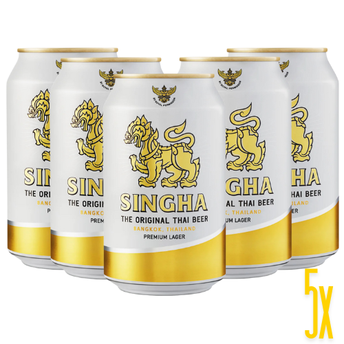 Singha Beer Can 5x