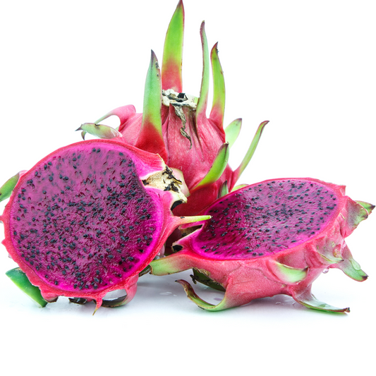 Red Dragon Fruit แก้งมังกรเนื้อแดง 500 - 600 g (Gewicht kann variieren)
