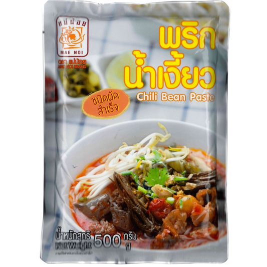 Mae Noi - Thai Northern Style Chili Bean Paste Curry 500  พริก น้ำเงี้ยว ชนิดผัดสำเร็จ ตรา แม่น้อย