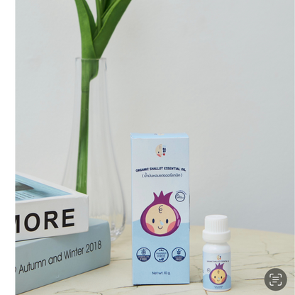 Organic Shallot Essential Oil  10 กรัม น้ำมันหัวหอม ออแกนิค