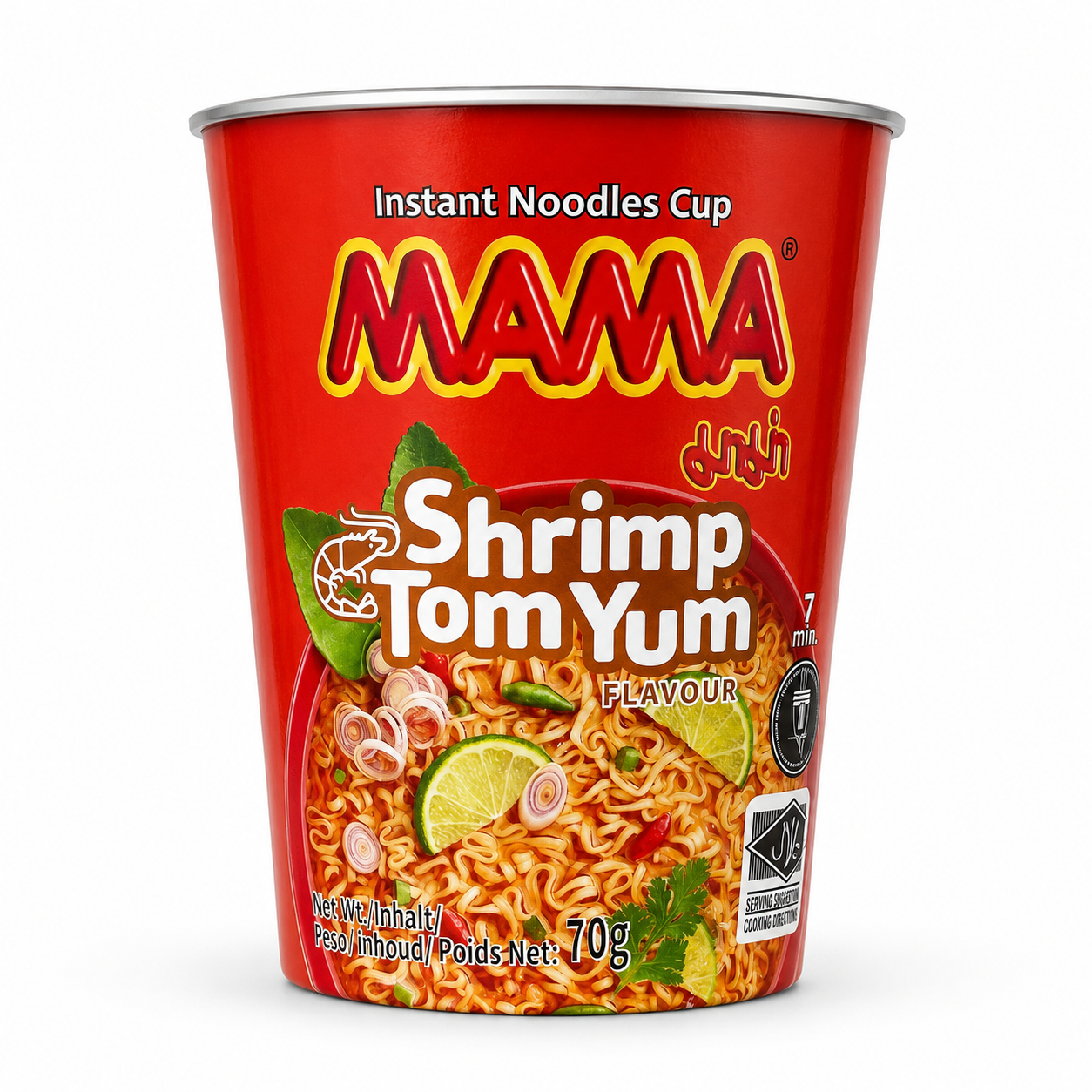 MAMA Instant Cup Nudeln Shrimps Tom Yum 70 g