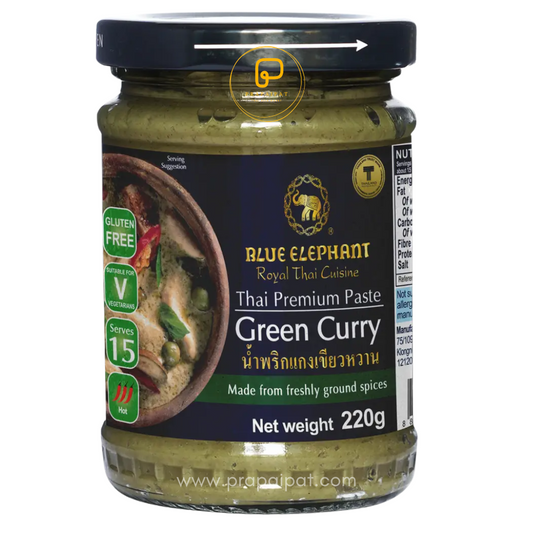 Blue Elephant Thai Premium Paste Green Curry 220 Gram