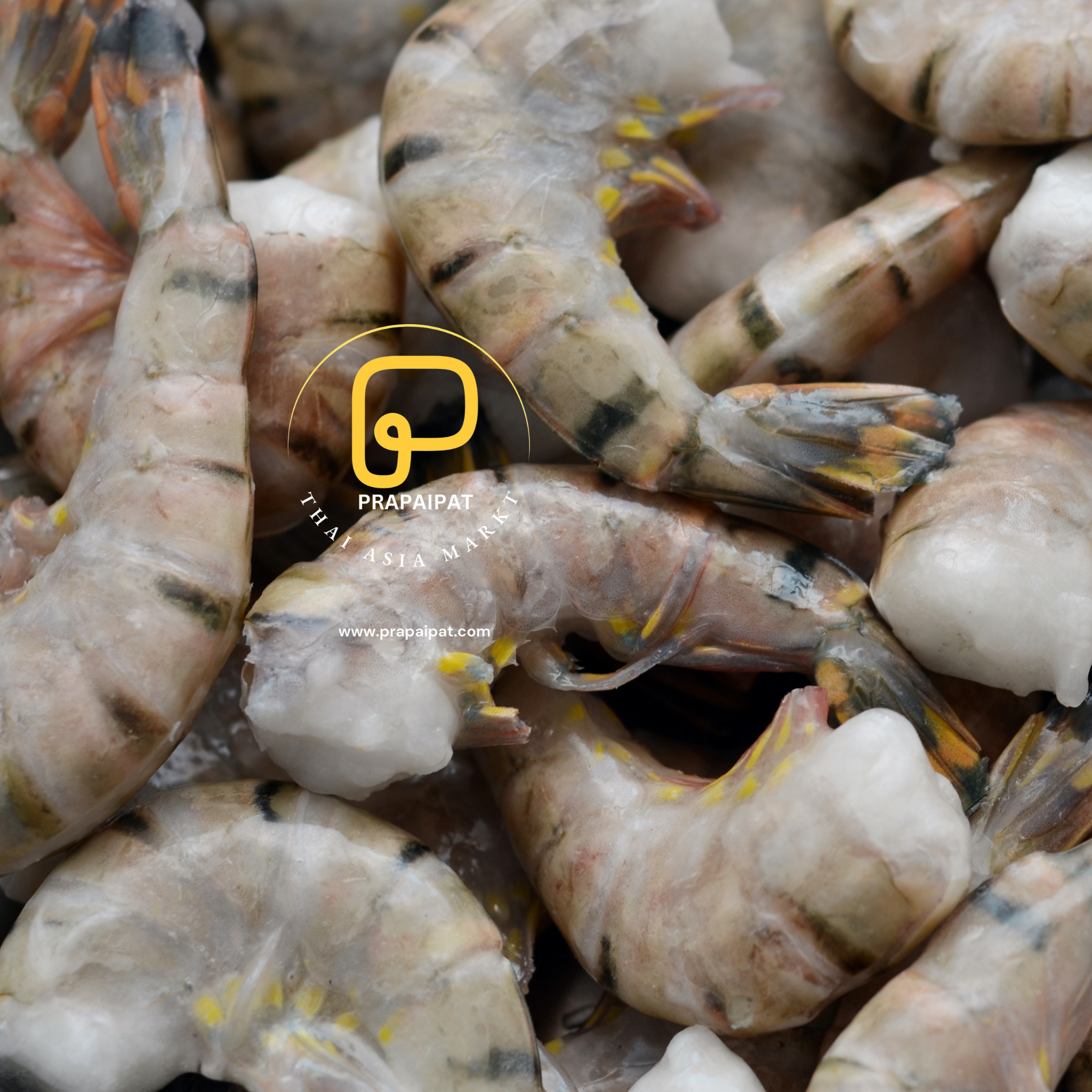 ASIAN CHOICE  Black Tiger Shrimp with Shell 700 Gram กุ้ง ลายเสือ ใหญ่ แช่แข็ง 📌📍❄️ Tiefkühlprodukt