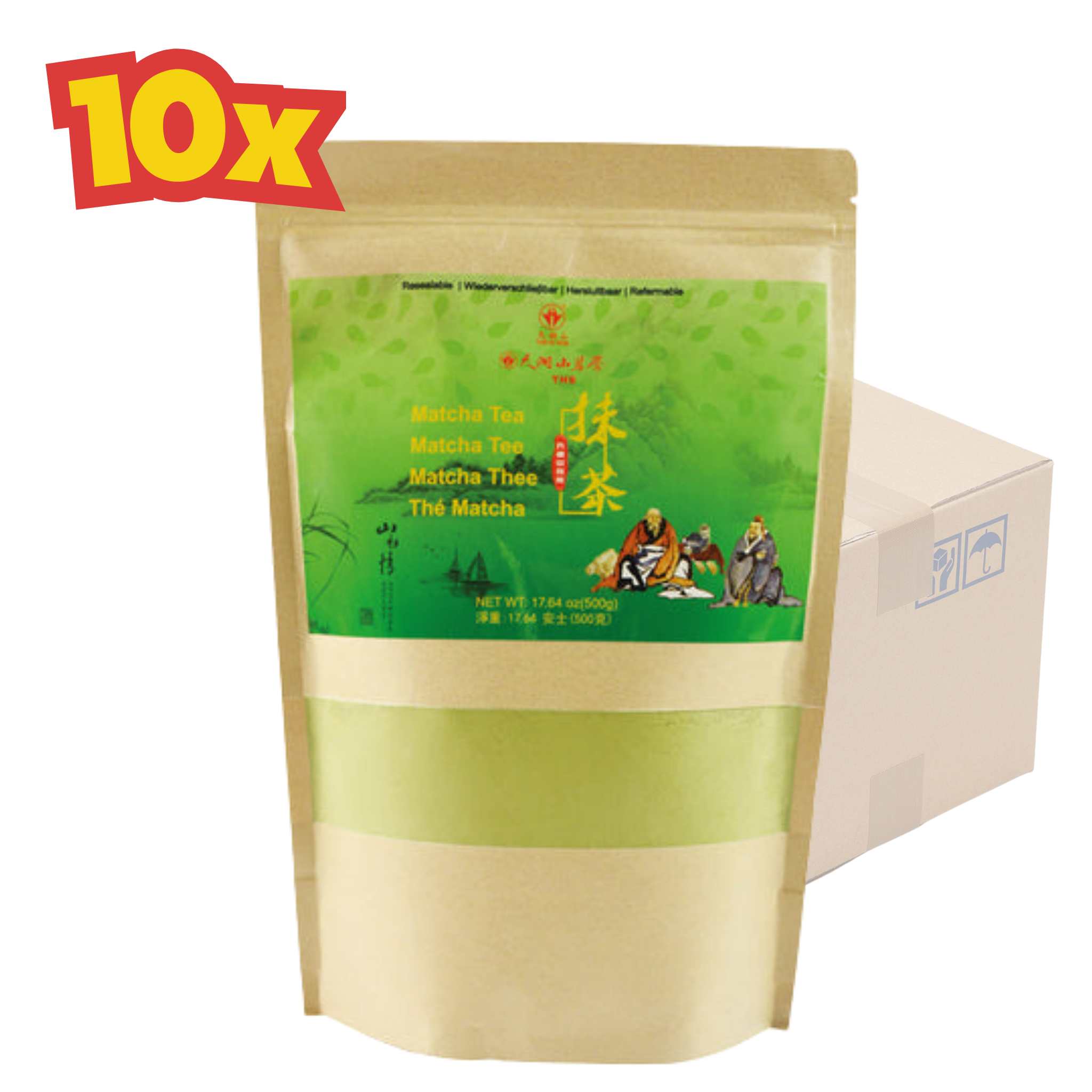 10x TIAN HU SHAN Grüner Tee Matcha 500 gram