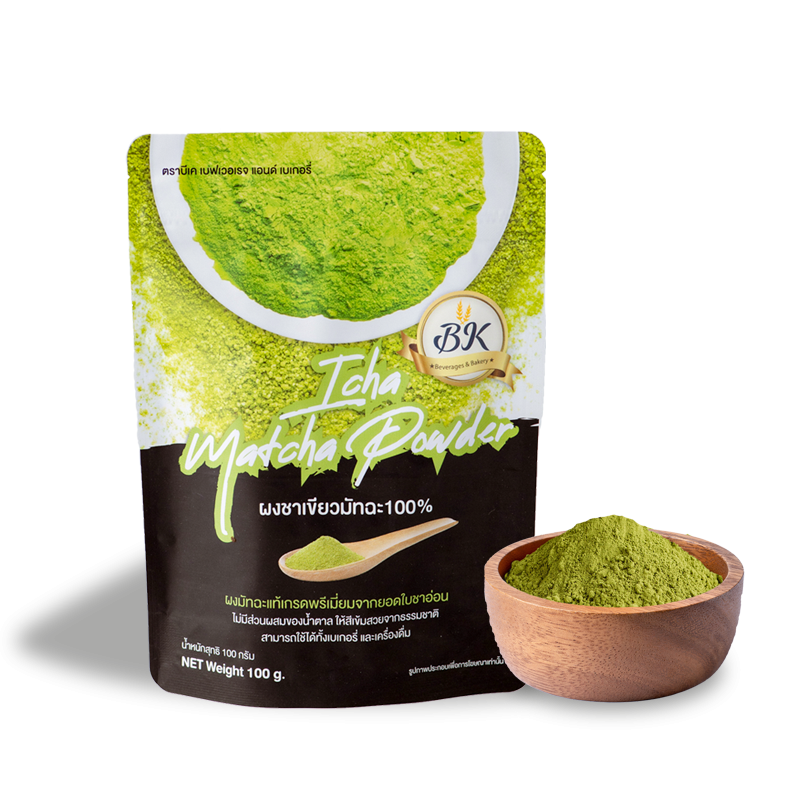 BK MATCHA POWDER 100g ผง มัทฉะ 100%