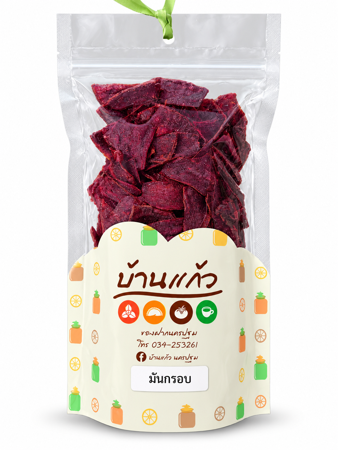Ban Keaw Taro Chips 100 g บ้านแก้ว มันกรอบ