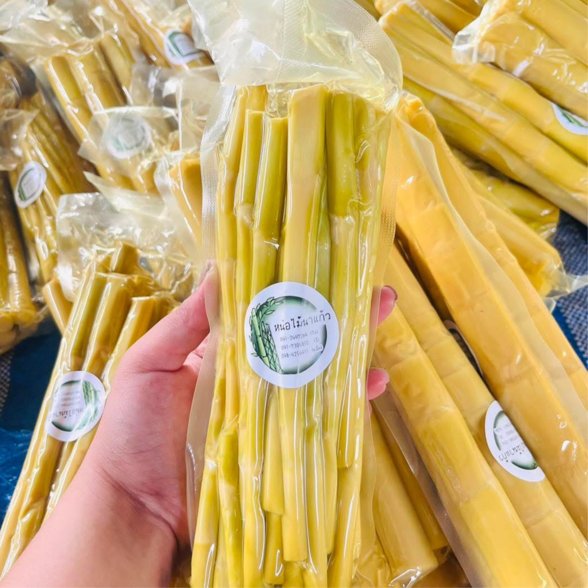 Grilled Bamboo Shoot หน่อไม้รวกเผา นาแก้ว 500 g