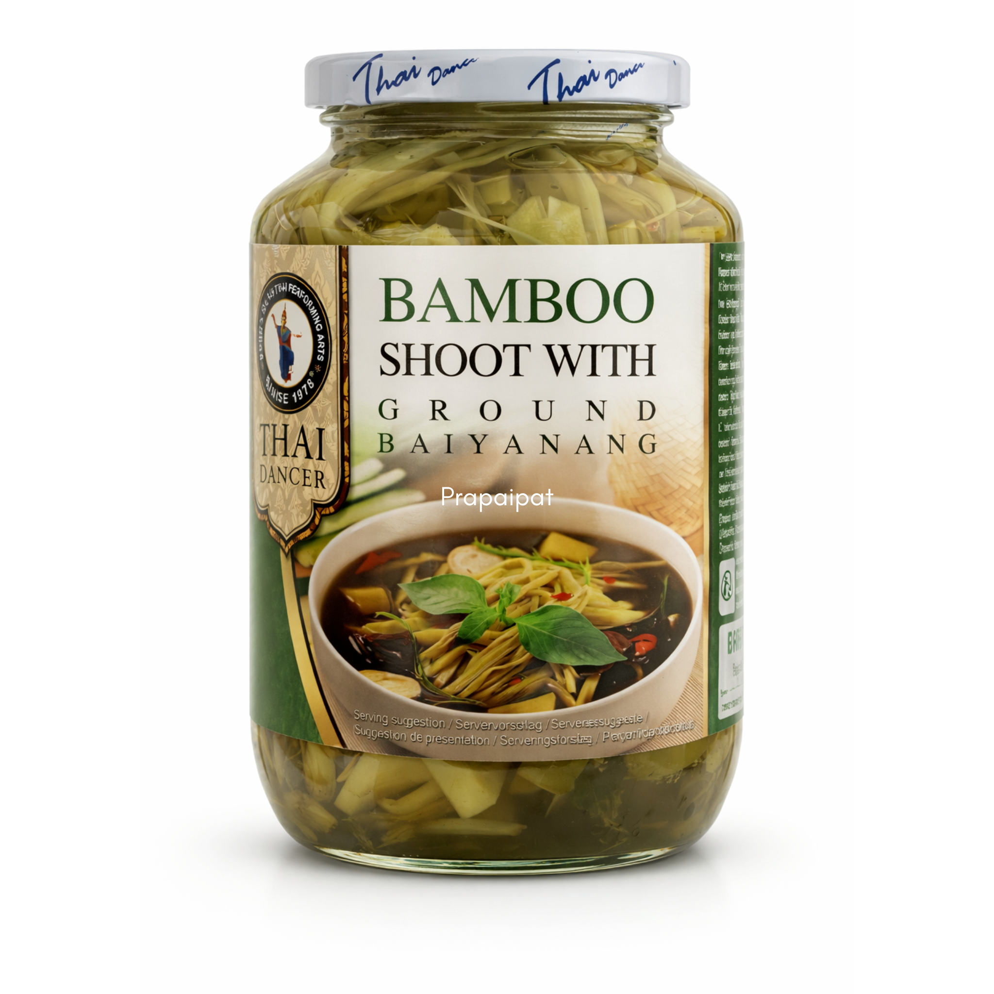 Bambussprossen mit Yanangblätter 680 g - Thai Dancer หน่อไม้ ใบย่านาง