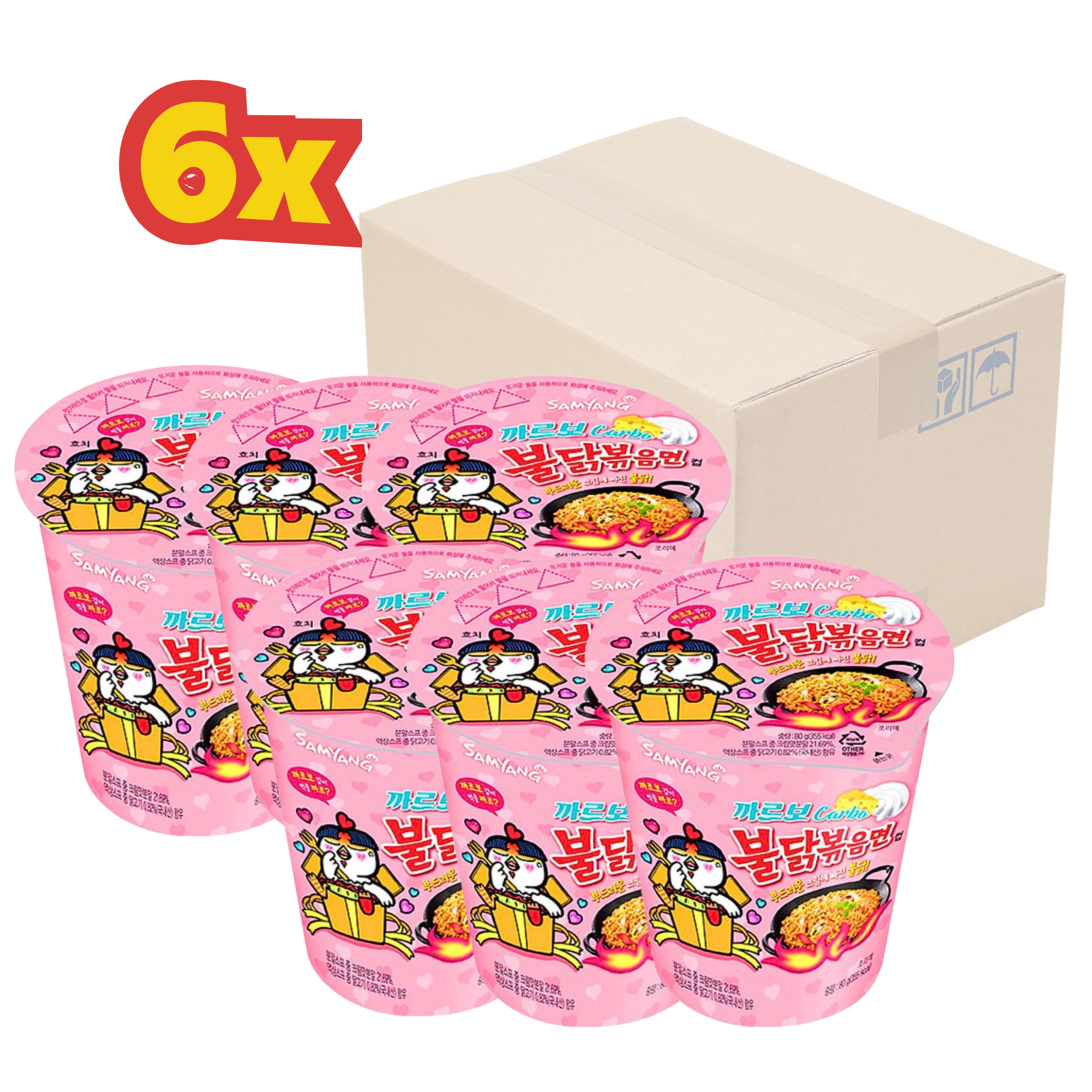 Samyang Carbonara 6er Value Pack