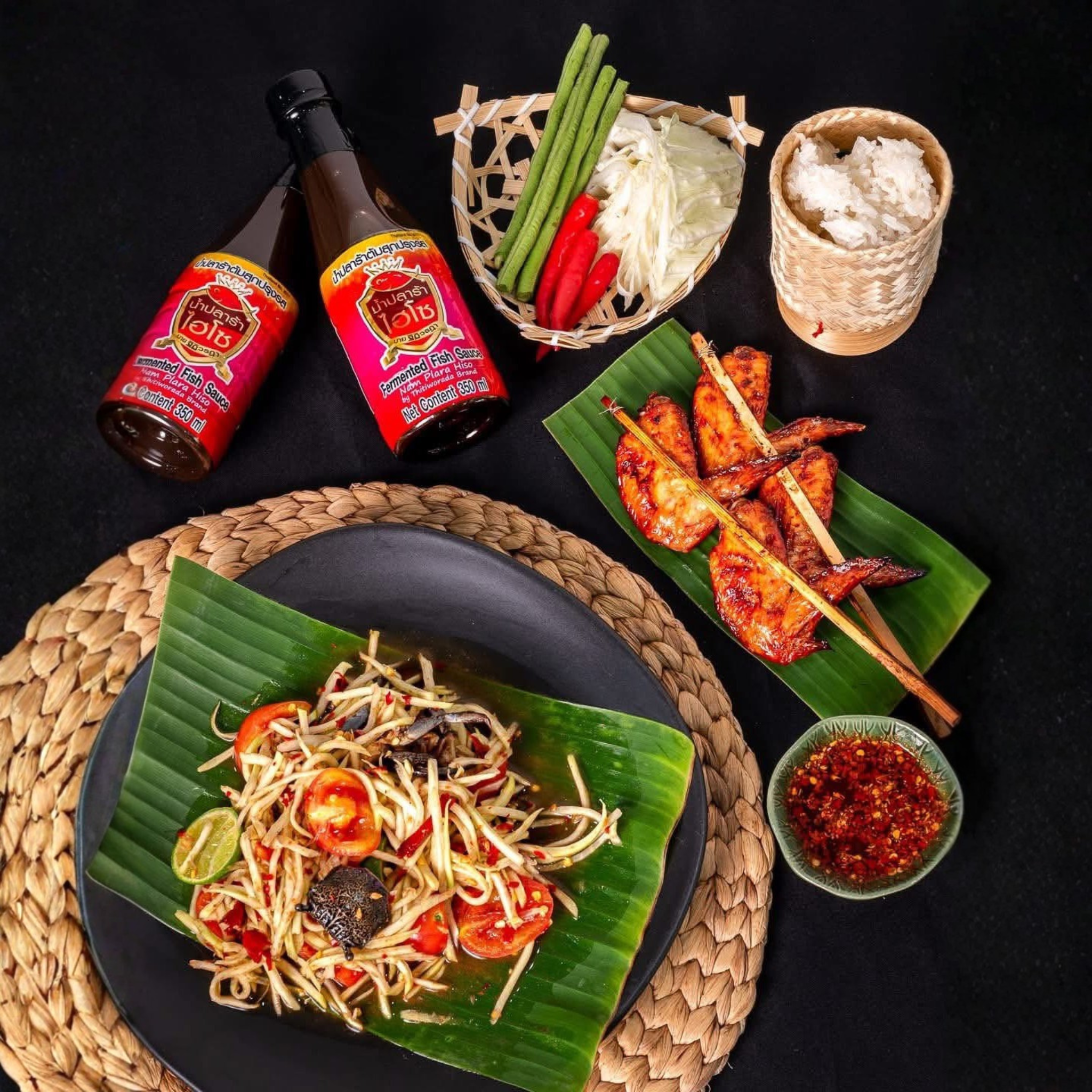 Hiso Nam Pla Ra Fermented Fish Sauce – 350 ml น้ำ ปลาร้า ไฮโซ