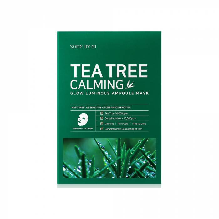 SOME BY MI – 30 Days Tea Tree Calming Glow Luminous Ampoule Mask, 25g, 1 piece