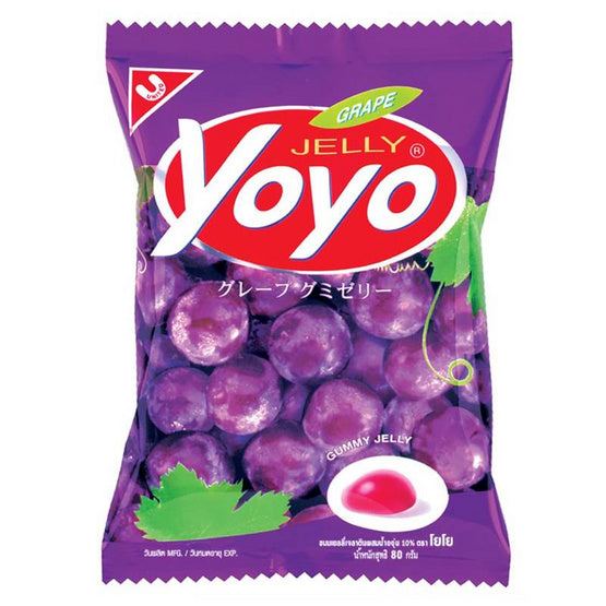 YOYO Gummy Jelly - verschiedene Geschmacksrichtungen - je 80 g ขนม โยโย่ กดดูเพื่อเลือกรสชาติ