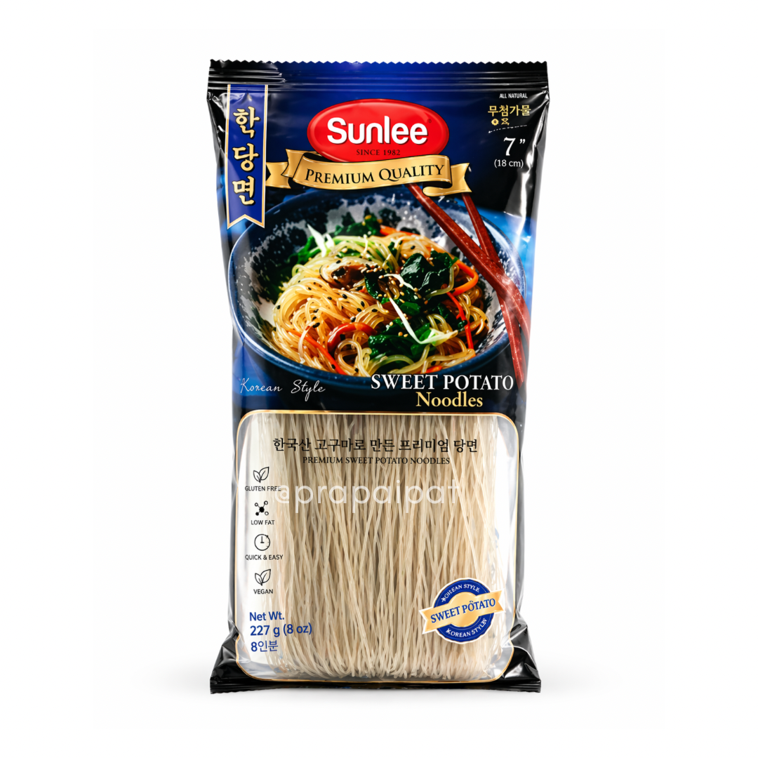 Sunlee – Sweet Potato Noodles – 200 g วุ้นเส้น เกาหลี เส้นมันหวาน