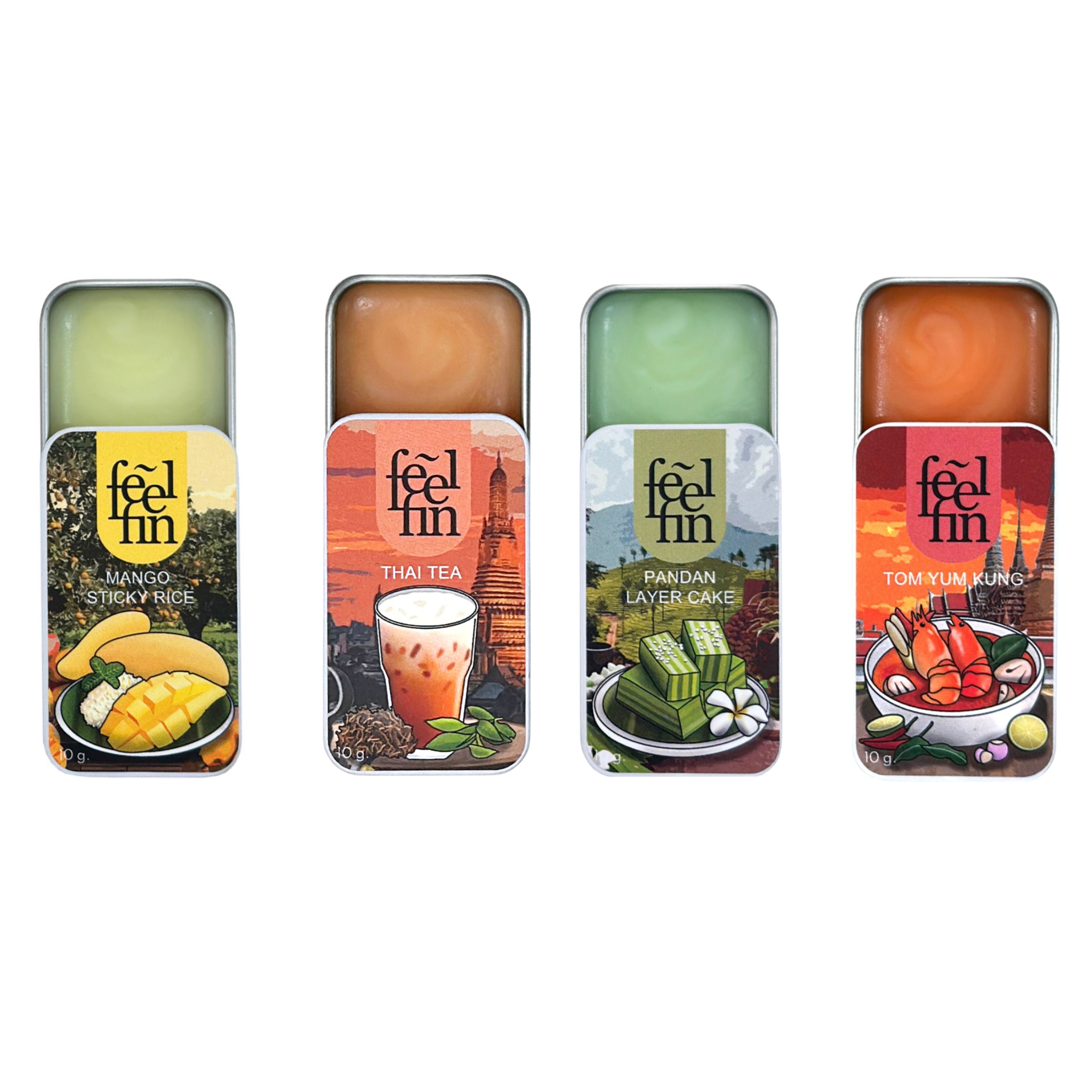Feelfin Aromatic Slide BalmThai Cuisines Collection 10g