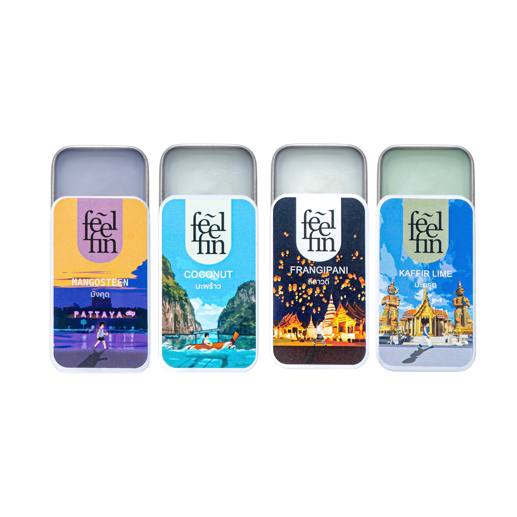 Feelfin Aromatic Slide Balm Thai Province Collection 10g