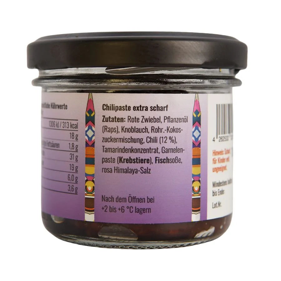 YAK THAI BRAND THAI CHILI PASTE NAM PRIK PAO - EXTRA SPICY น้ำพริกเผา สูตรเผ็ดแซ่บ 100 g