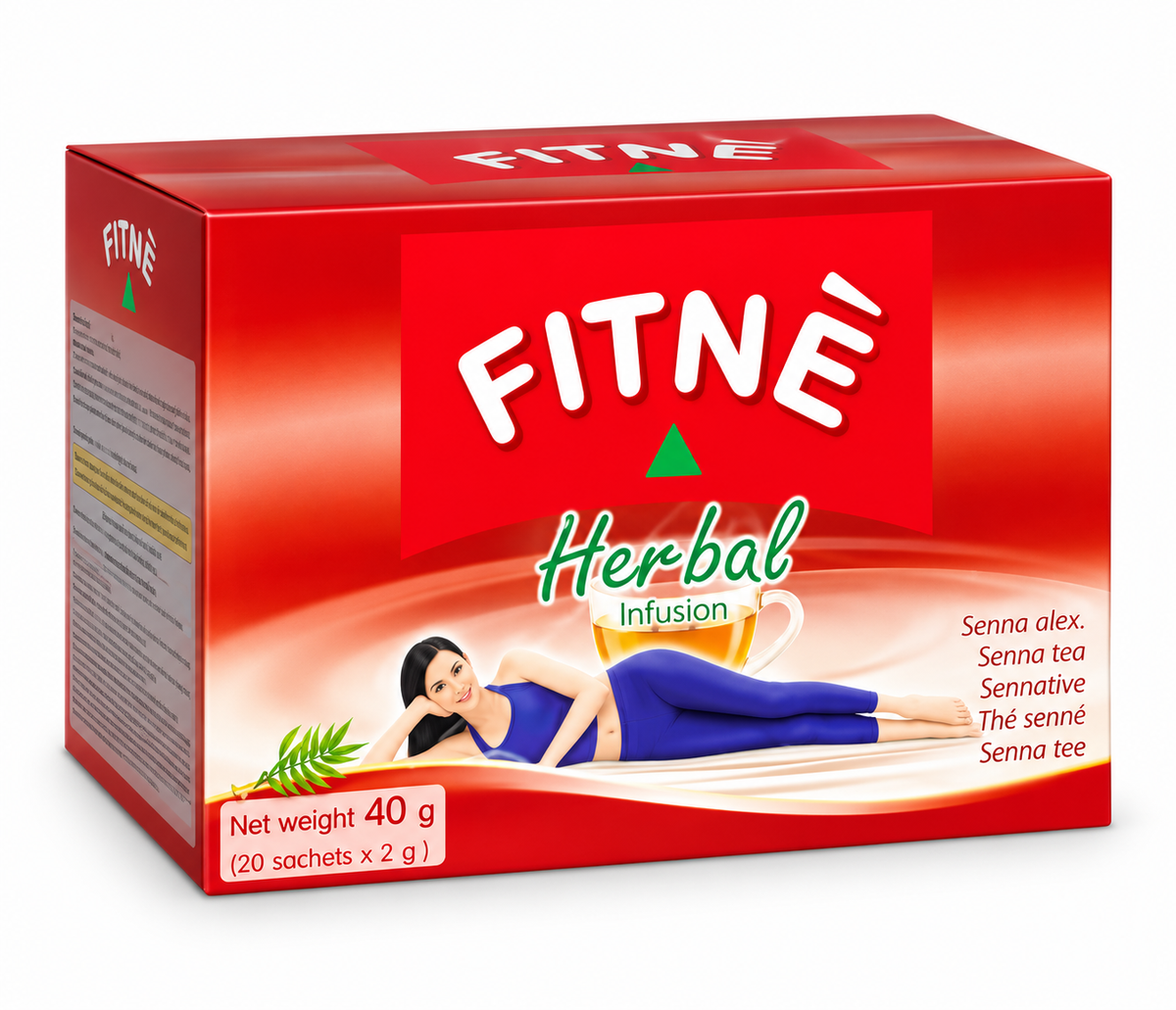 FITNE Herbal Tea Original Box 40 g ชาระบาย ตรา ฟิตเน่