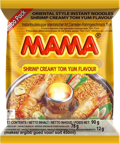 MAMA Nudeln Garnelen-Rahm Tom Yum มาม่า ต้มยำกุ้ง น้ำข้น
