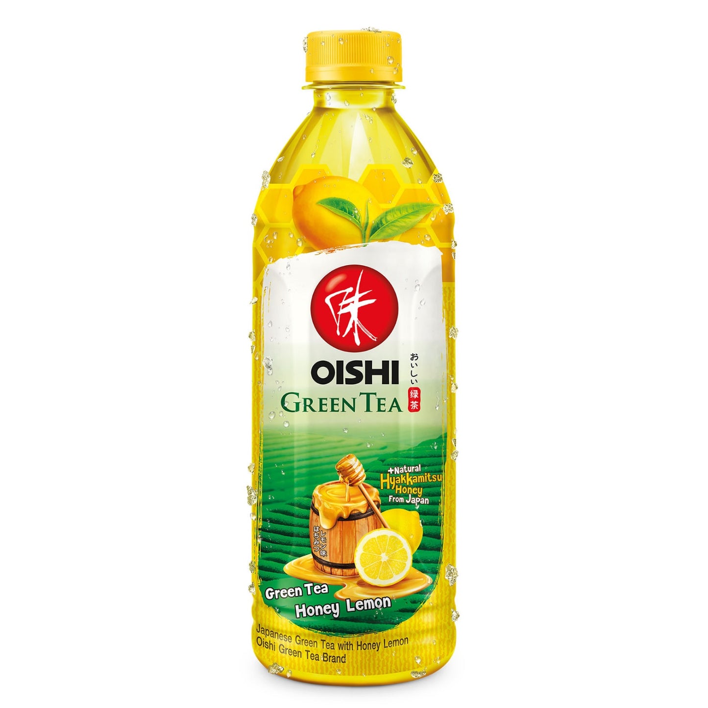 Oishi Green Tea Drink Honey-Lemon 500ml - (incl. 0.25 € disposable deposit)